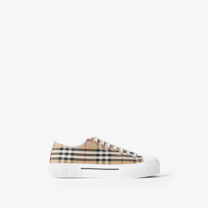Sneakers en coton Check Burberry